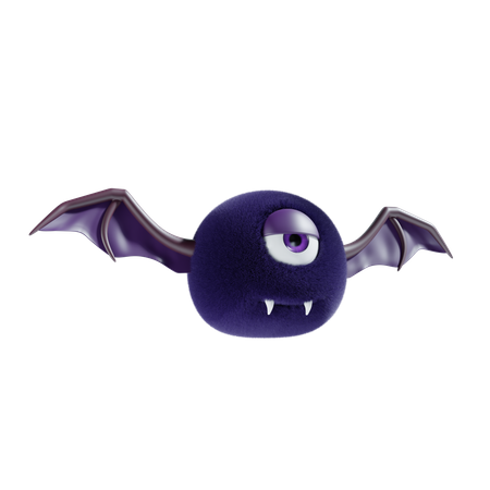 Halloween Bat  3D Icon