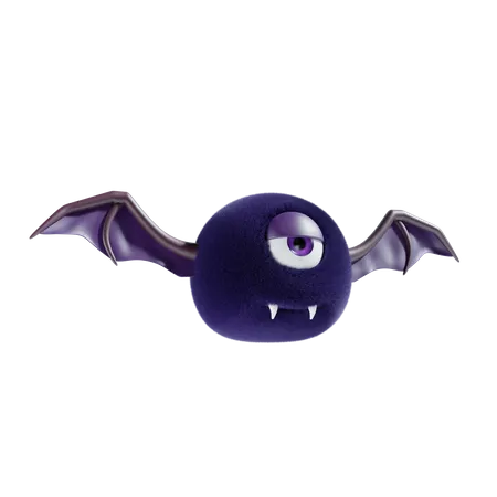 Halloween Bat  3D Icon