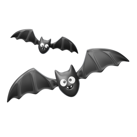 Halloween Bat  3D Icon