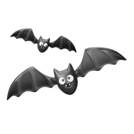 Halloween Bat  3D Icon