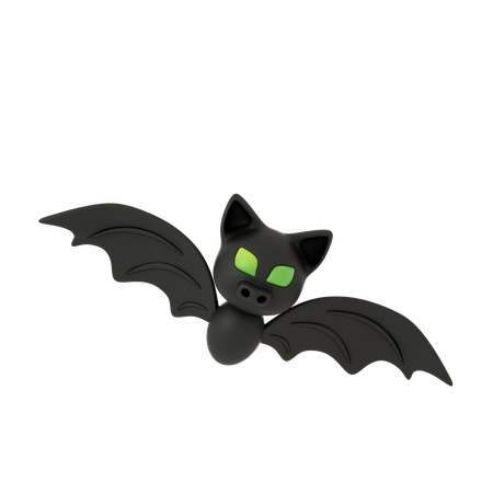 Halloween Bat  3D Icon