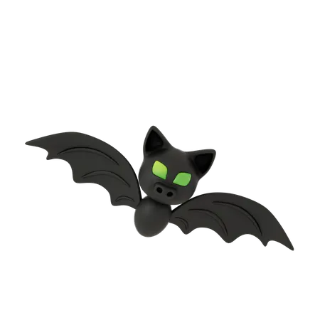 Halloween Bat  3D Icon