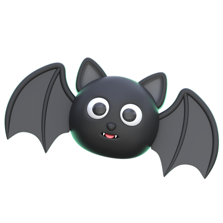 Halloween Bat  3D Icon