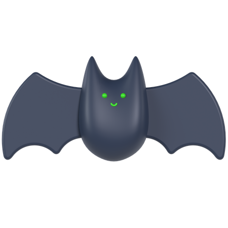 Halloween Bat  3D Icon