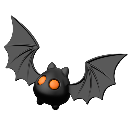 Halloween Bat  3D Icon