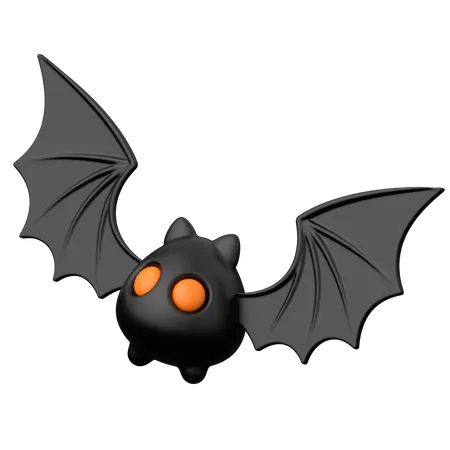 Halloween Bat  3D Icon