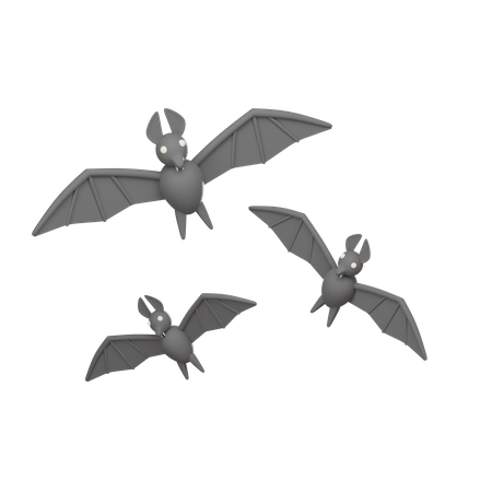 Halloween Bat  3D Icon