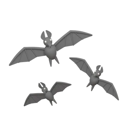 Halloween Bat  3D Icon