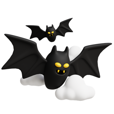 Halloween Bat  3D Icon