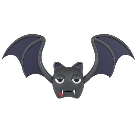 Halloween Bat  3D Icon