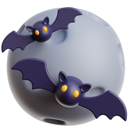 Halloween Bat  3D Icon