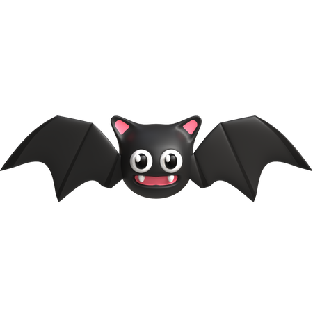 Halloween Bat  3D Icon