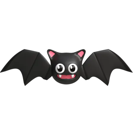 Halloween Bat  3D Icon