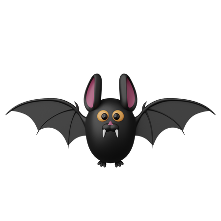 Halloween Bat  3D Icon