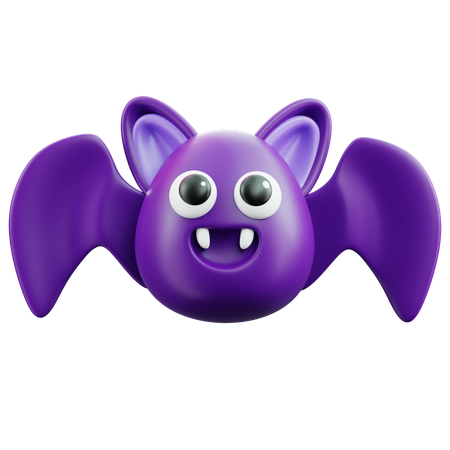 Halloween Bat  3D Icon