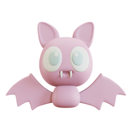 Halloween Bat  3D Icon