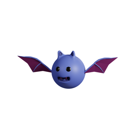 Halloween Bat  3D Icon