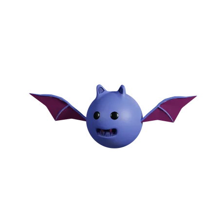 Halloween Bat  3D Icon