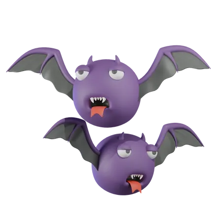 Halloween Bat  3D Icon