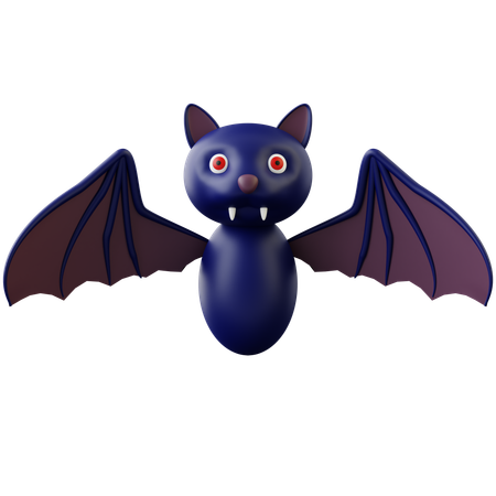 Halloween Bat  3D Icon