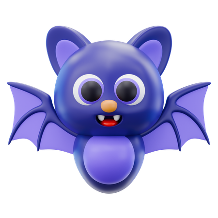 Halloween Bat  3D Icon