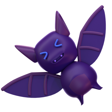 Halloween Bat  3D Icon