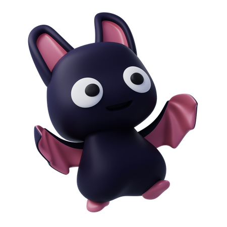 Halloween Bat  3D Icon