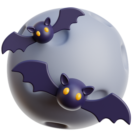 Halloween Bat  3D Icon