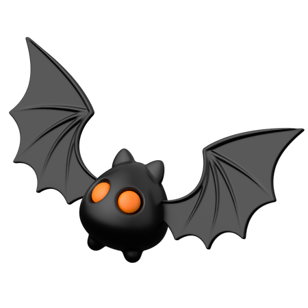 Halloween Bat  3D Icon