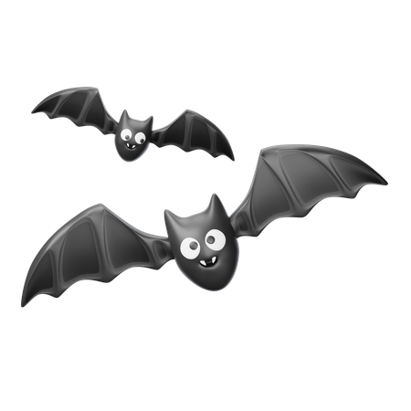 Halloween Bat  3D Icon