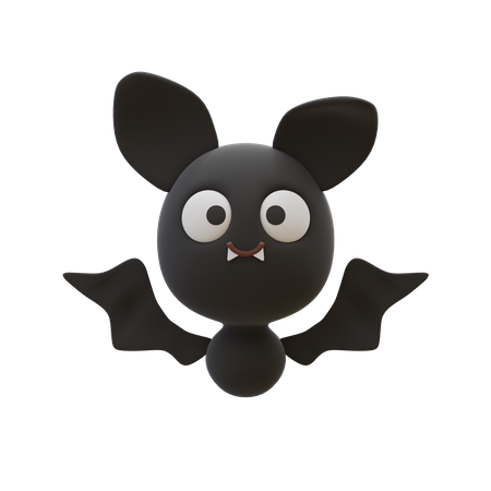 Halloween Bat  3D Illustration