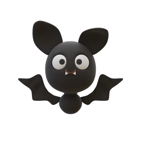 Halloween Bat  3D Illustration