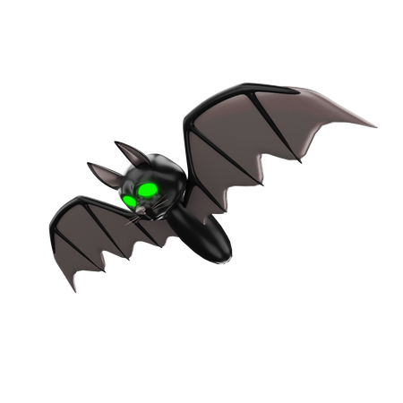 Halloween Bat  3D Illustration