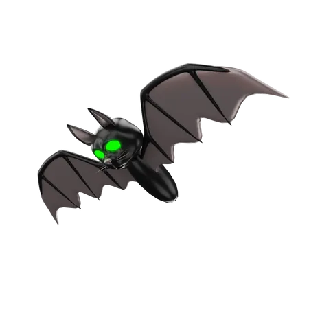 Halloween Bat  3D Illustration