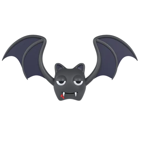 Halloween Bat 3 D Illustrations 3D Icon