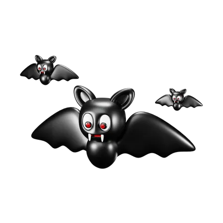Halloween Bat 3 D Icon 3D Icon