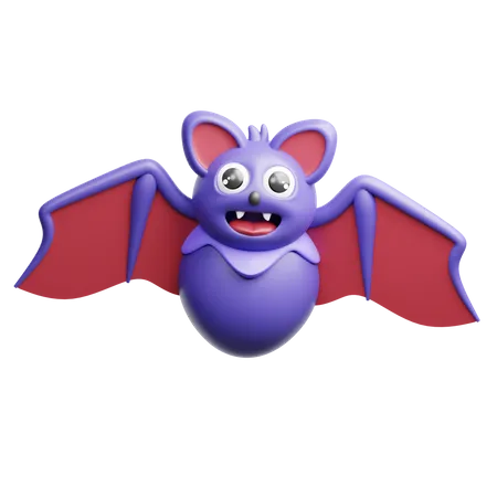 3 D Illustration Of Bat 3D Icon