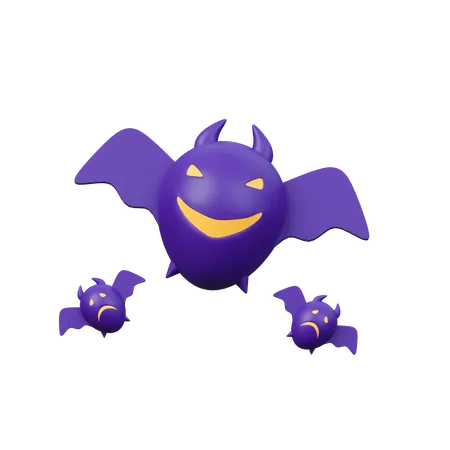 Devil Bat 3 D Icon 3D Icon