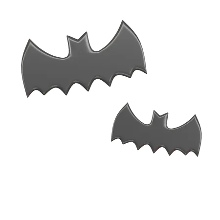 Halloween Two Bat 3D Icon