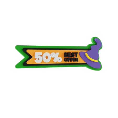 Halloween Best Offer  3D Sticker