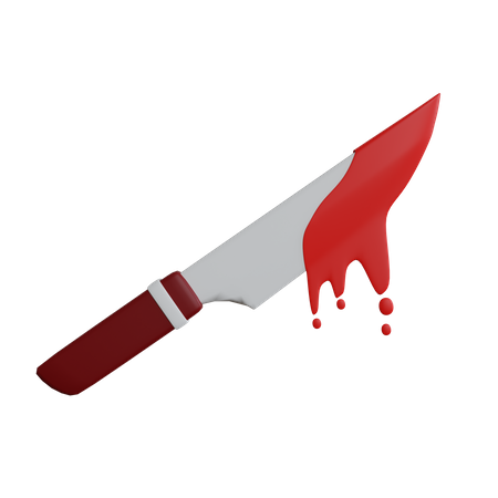 Halloween Bloody Knife  3D Icon