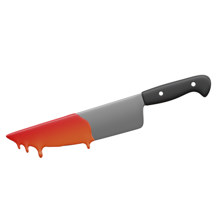 Halloween Bloody Knife  3D Icon