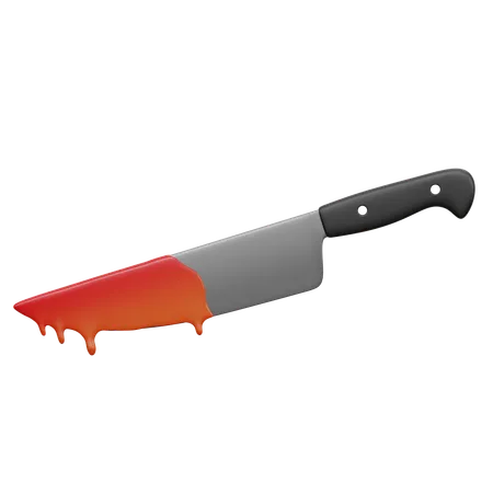 Halloween Bloody Knife  3D Icon