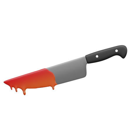 Halloween Bloody Knife  3D Icon