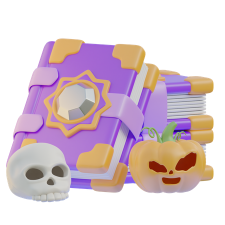 Halloween Book  3D Icon