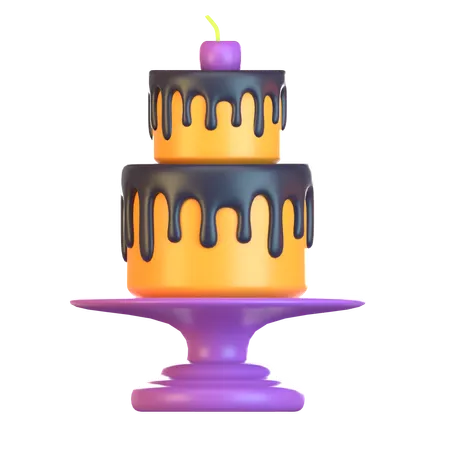 Halloween Cake  3D Icon