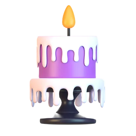 Halloween Cake  3D Icon