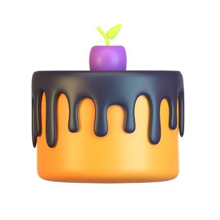 Halloween Cake  3D Icon