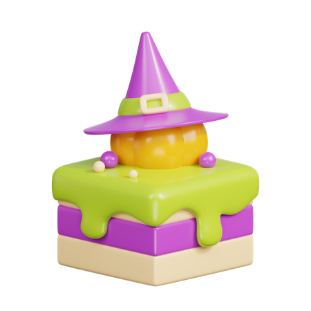 Halloween Cake  3D Icon