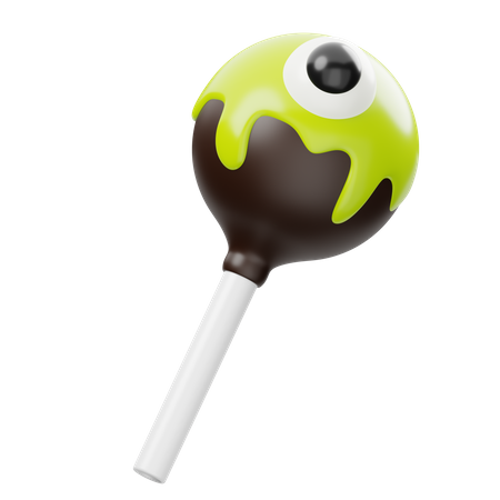 Halloween Cake Pop  3D Icon